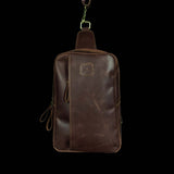 Crosser Vertical Leather Crossbody Bag