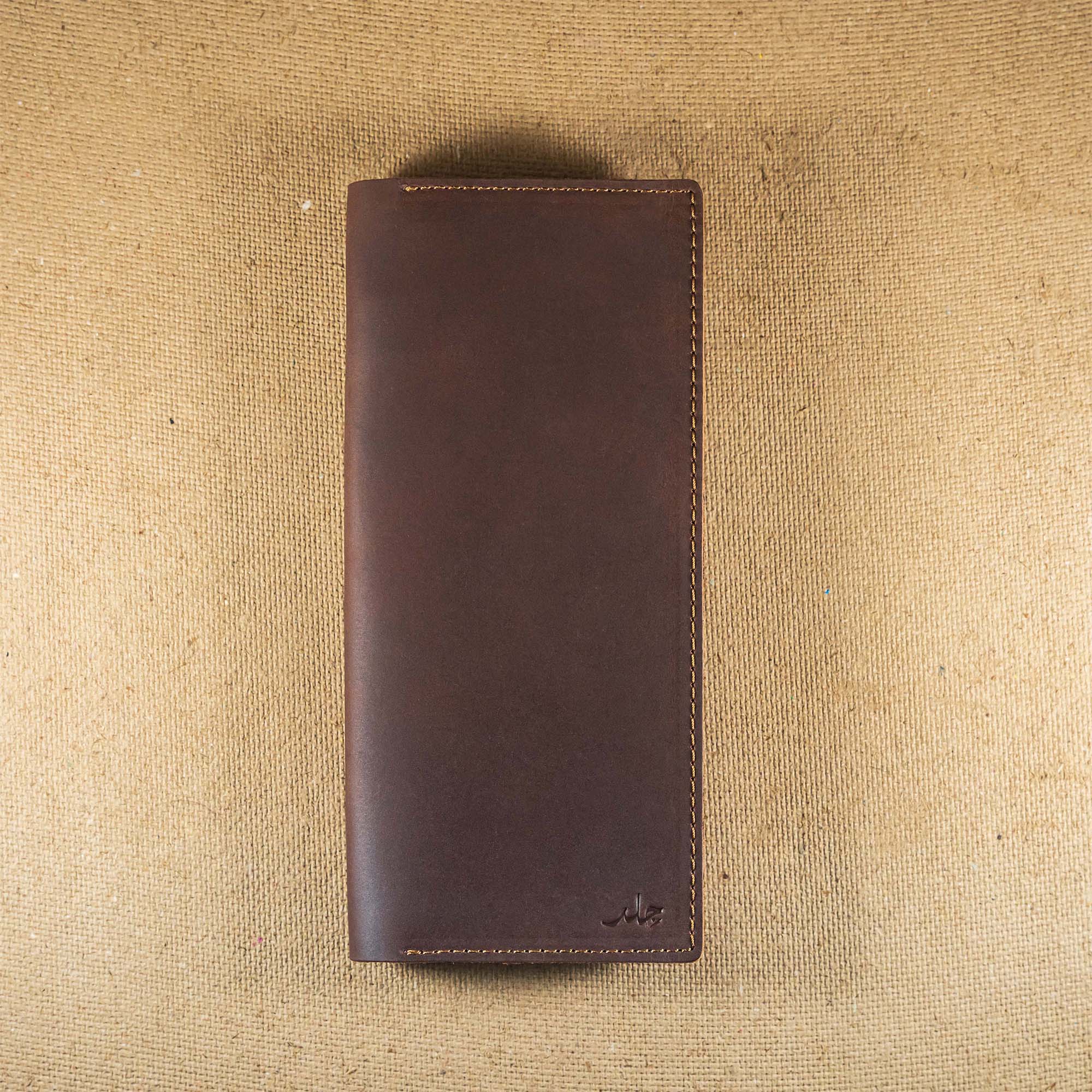 Leather Cheque Book Cover