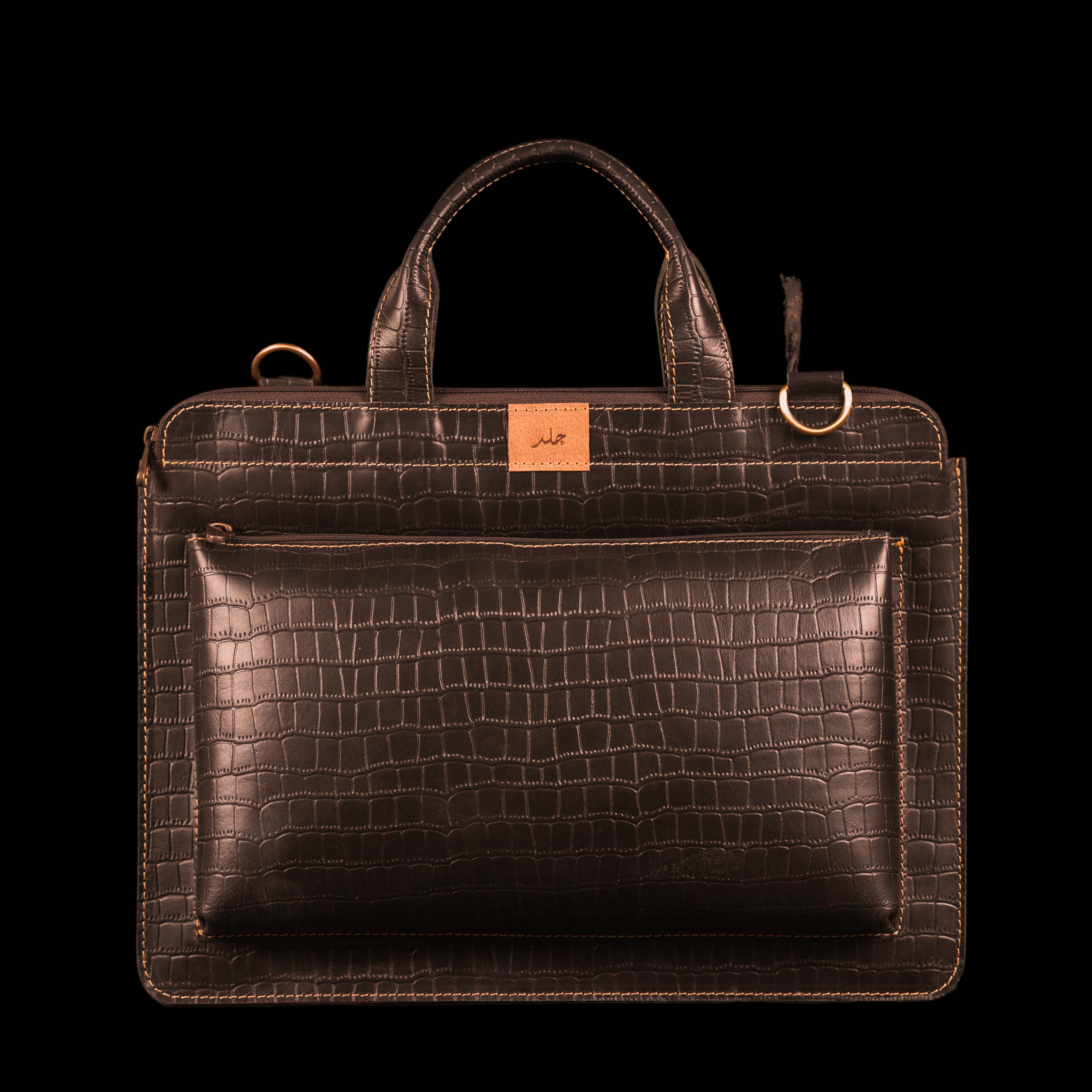 Leather Mini Laptag - 11 Inch Laptop Bag