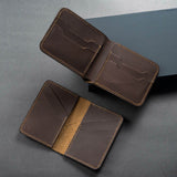 Bambish - Men's Leather Wallet & Card Holder Gift Set