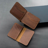 Bambish - Men's Leather Wallet & Card Holder Gift Set