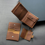 Wallbur Men's Leather Gift Set