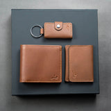 Wallbur Men's Leather Gift Set