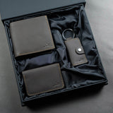 Wallbur Men's Leather Gift Set