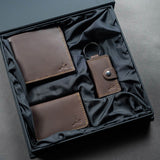 Wallbur Men's Leather Gift Set
