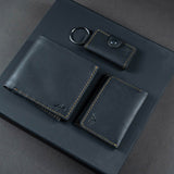 Wallbur Men's Leather Gift Set