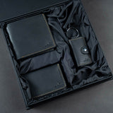 Wallbur Men's Leather Gift Set